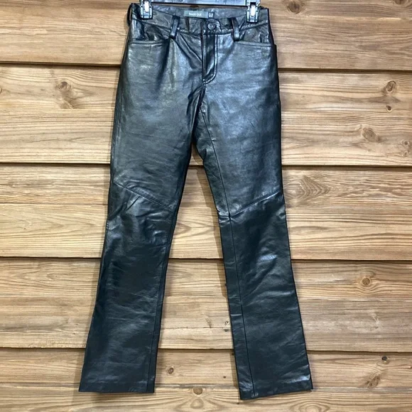 GAP | Pants & Jumpsuits | Vintage Gap Leather Bootcut Pants | Poshmark